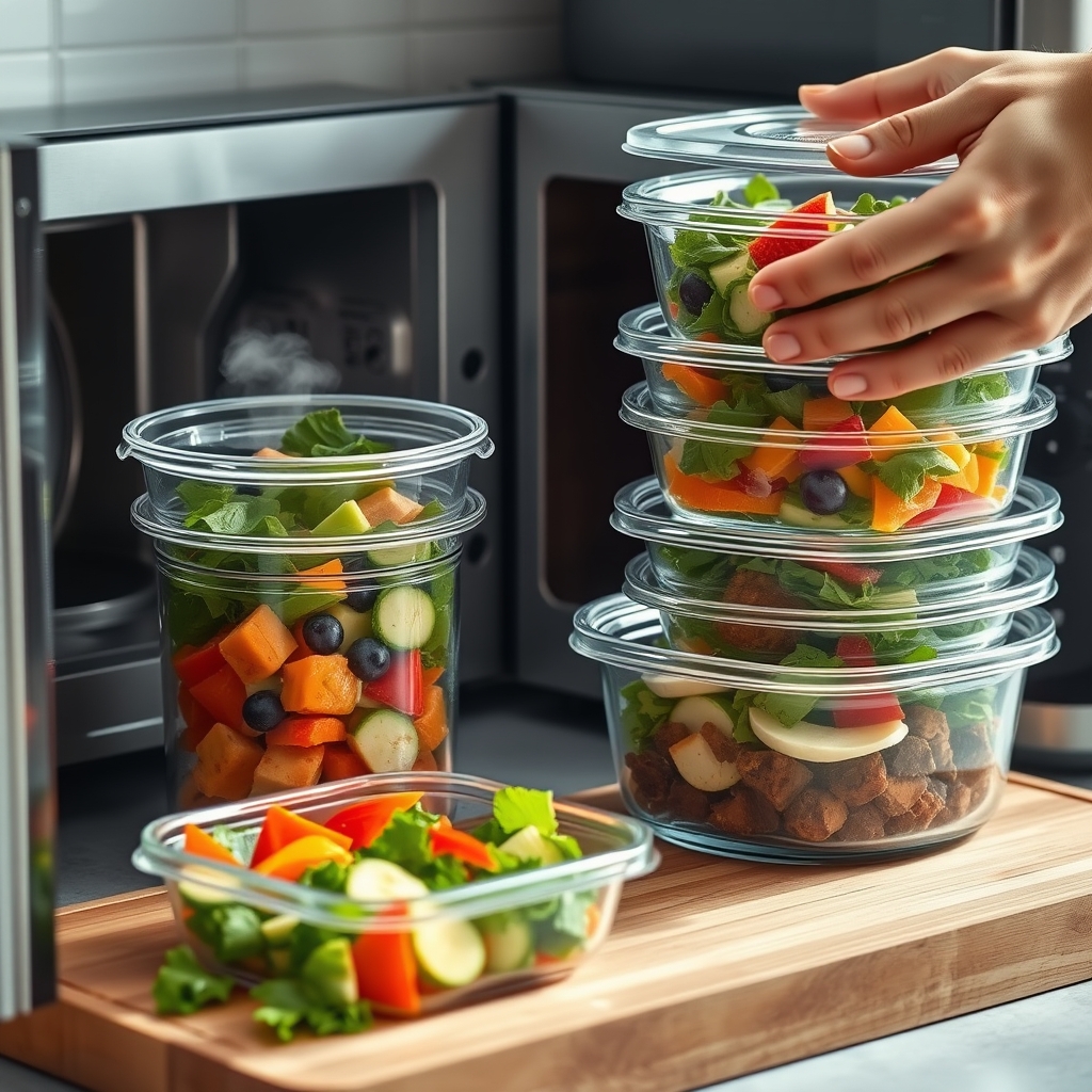glass containers in action