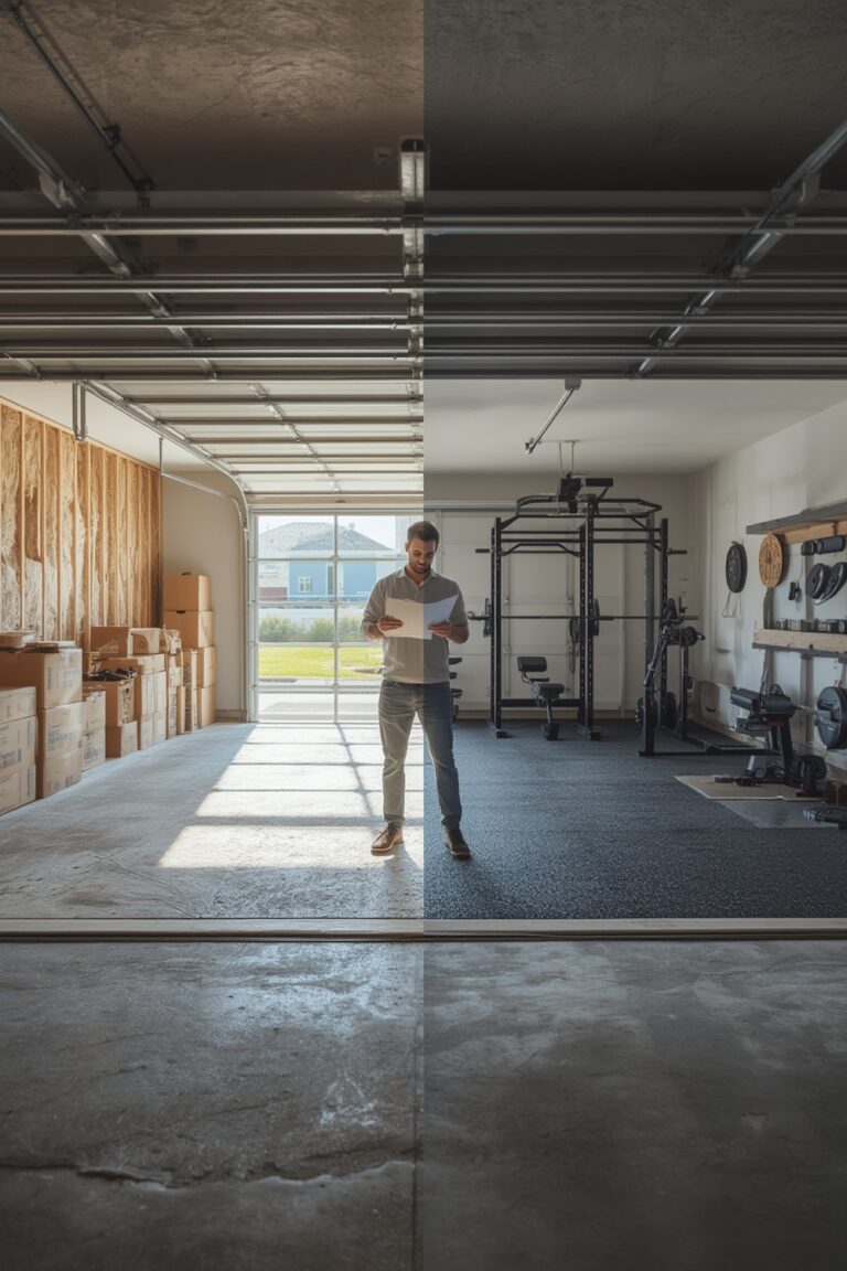garage conversion home gym