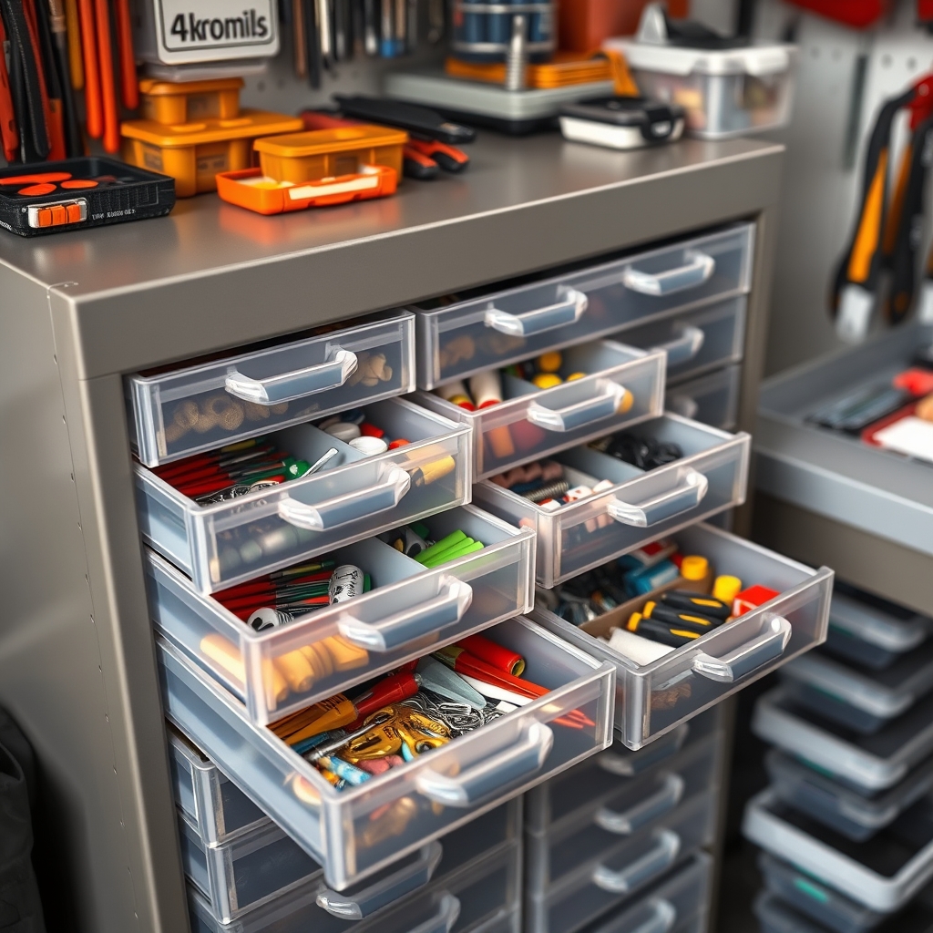 storage cabinet in action