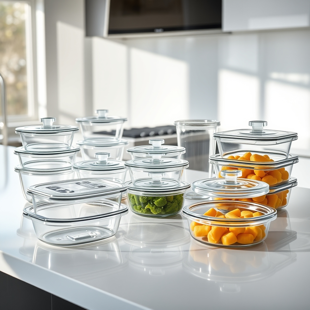 glass containers product view
