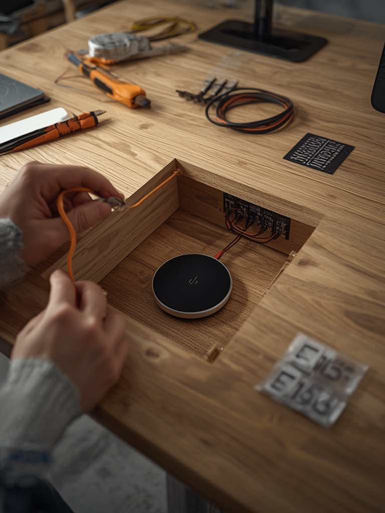 hidden charging station furniture - Illustration 2