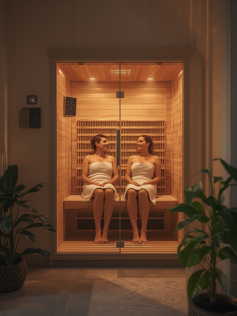 infrared sauna room - Illustration 3