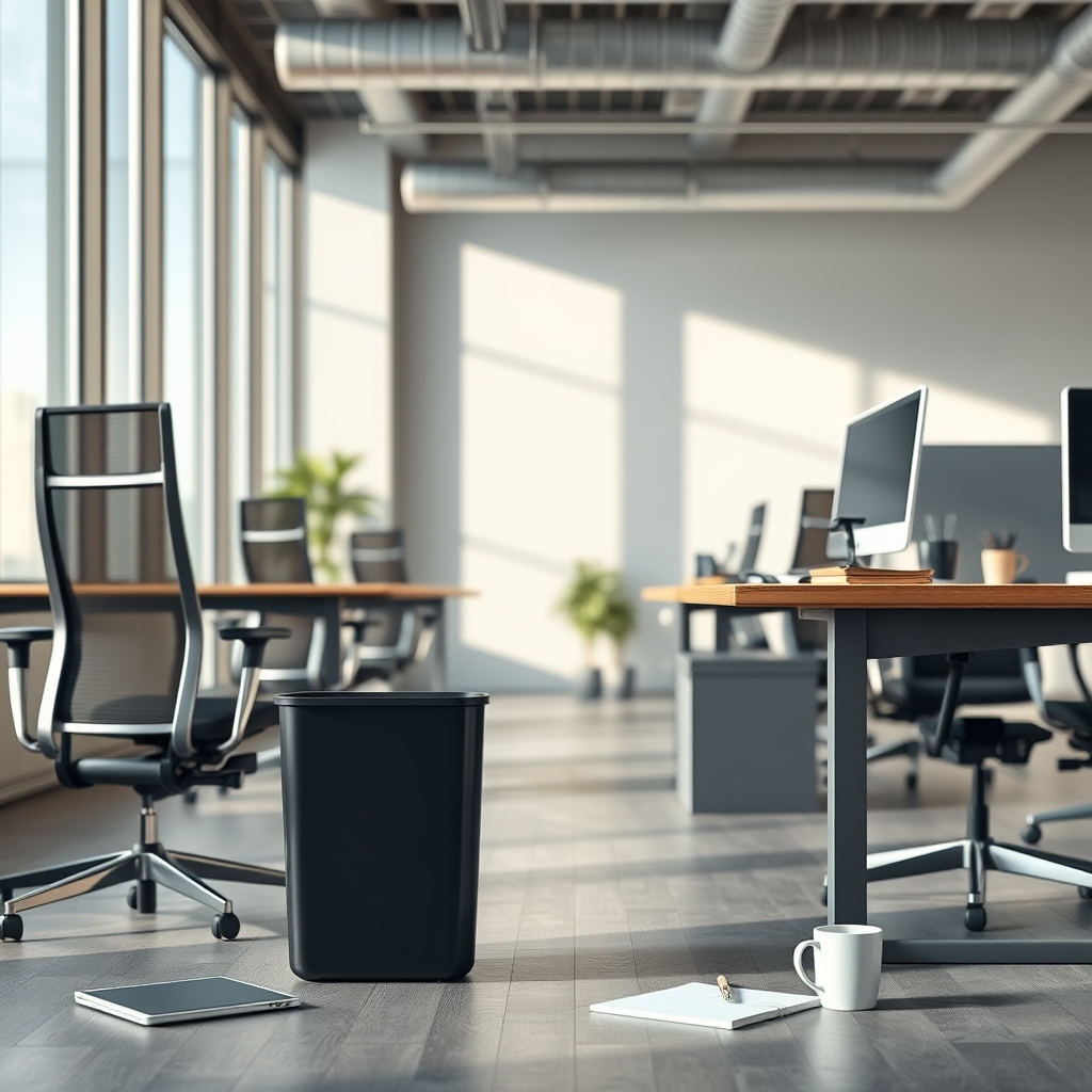 office wastebasket product view