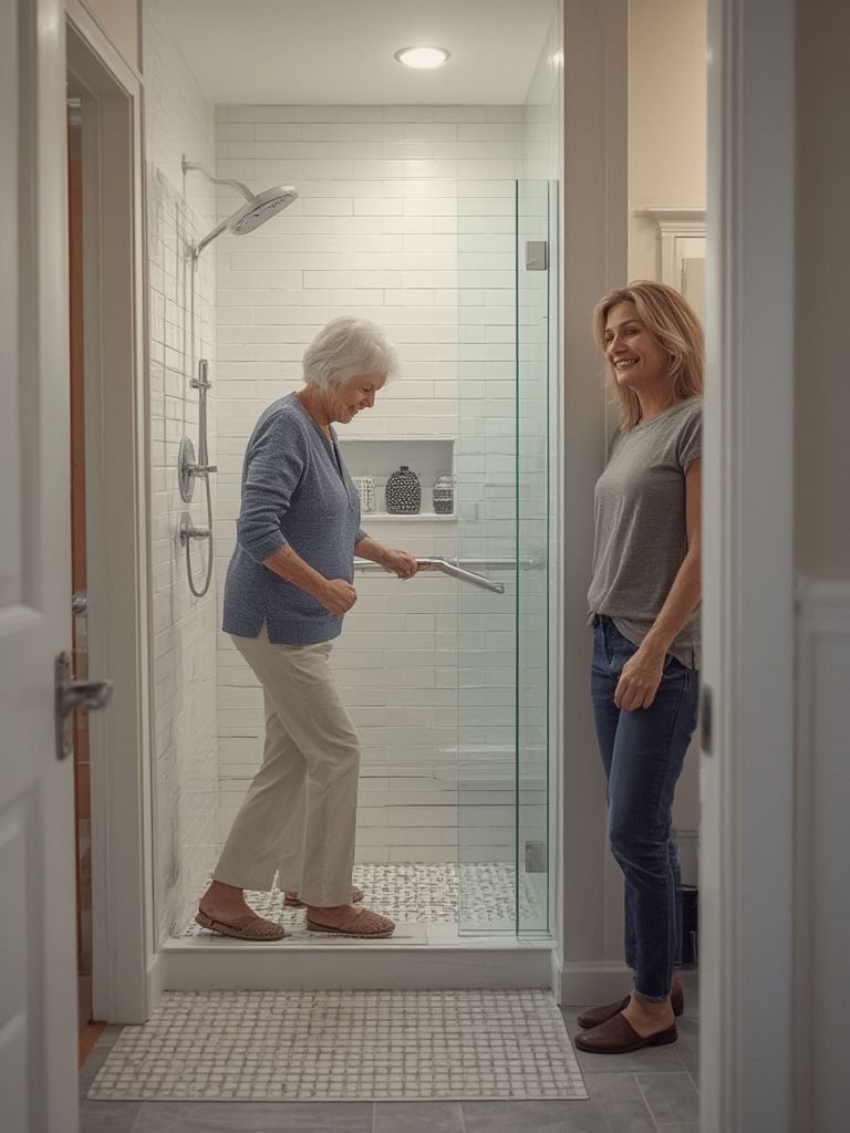 aging in place bathroom remodel - Illustration 3
