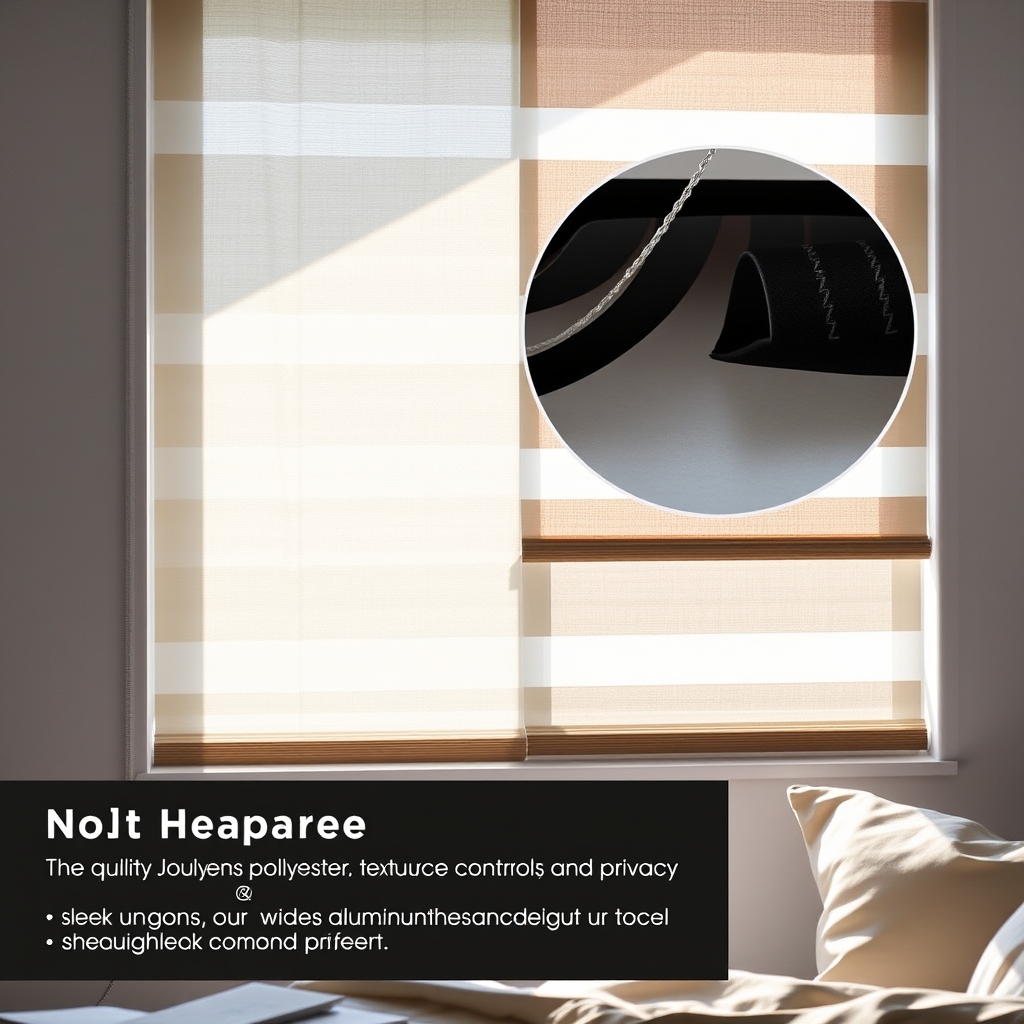 zebra blinds in action